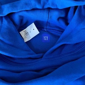 Gap Yeezy royal blue hoodie